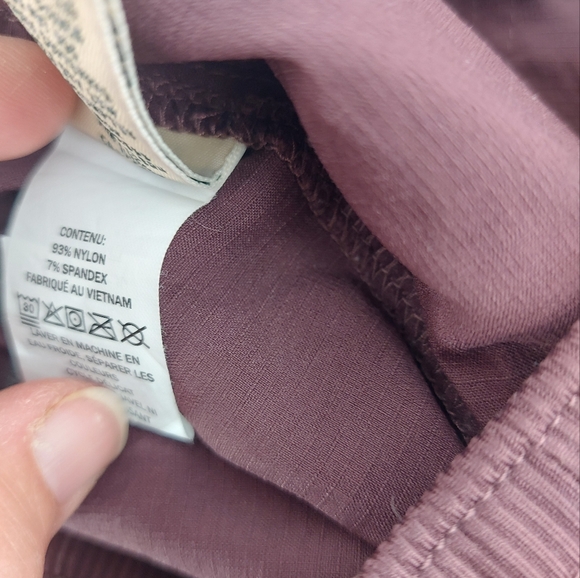 L.L. Bean  Vista Camp Pants, Straight-Leg Burgandy Size XS - Picture 10 of 10